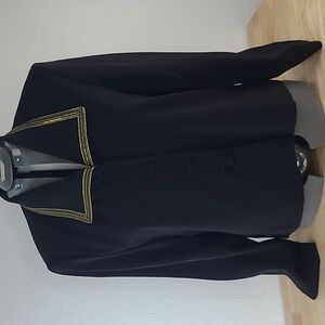 Vintage Jessica Howard Women's suit jacket size 14 EUC black and gold